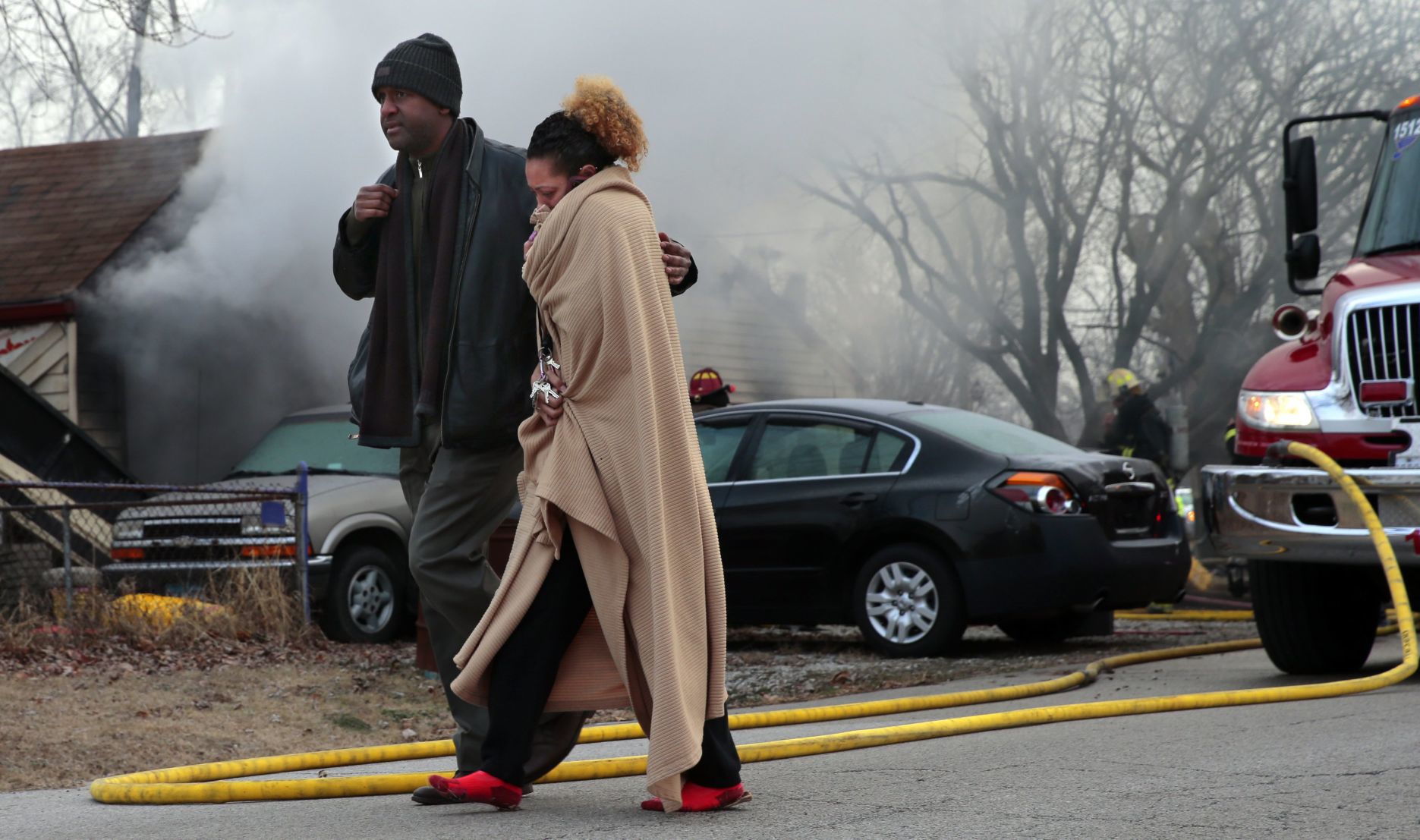 Cahokia fire guts home, owner injured